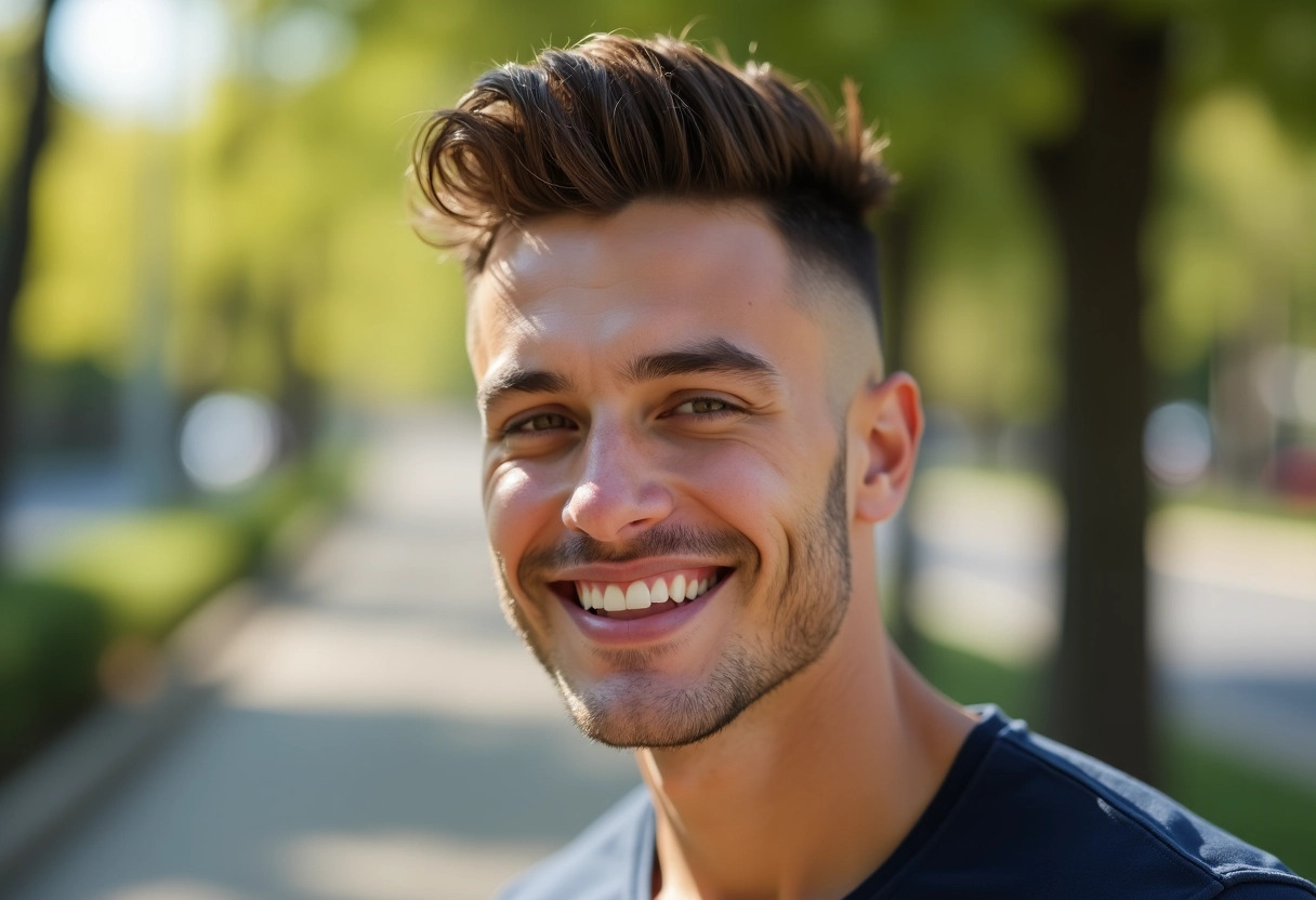 coiffure homme dégradé